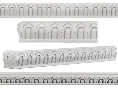Collection of 16 classic moldings Part 1 3D model