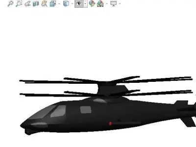 Sikorsky S97 Raider helicopter 3D model