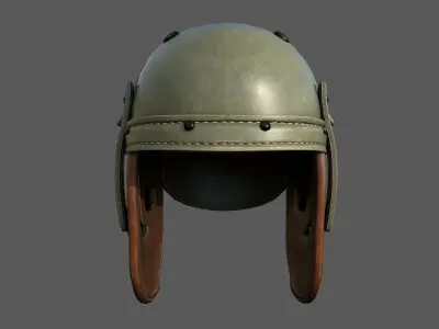 Helmet combat military Scifi 3d model  Low-poly 3D model