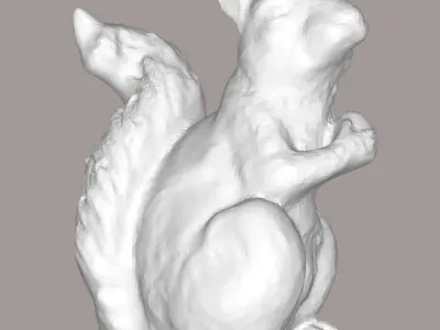 MakeIT Squirrel Sculpture  3D model