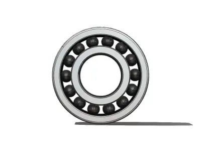 Rolamento Rigido de Esferas FAG 6308 Deep Groove Ball Bearing 3D model