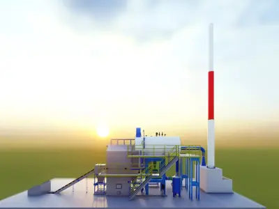 Boiler 3D model