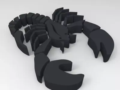 Scorpio scorpion Free 3D print model