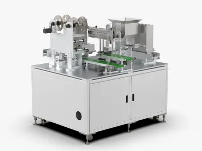 Automatic Foam Sticking Machine 3D model