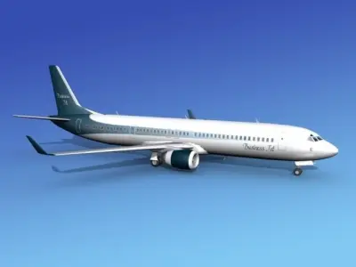 Boeing 737-900ER BBJ 3D model