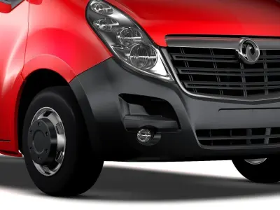 Vauxhall Movano L1H1 Van 2016 3D model