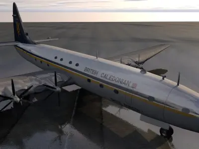 Bristol Type 167 Brabazon 3D model