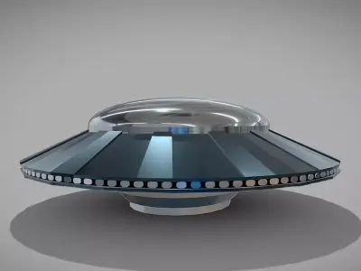 Unidentified Flying Object 3D model purchase