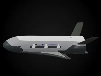 X-37B Spaceplane 3D model