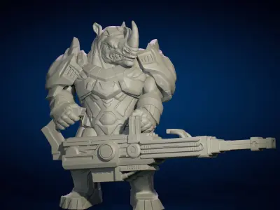 FUTURE ANIMALS SQUAD 3D print model