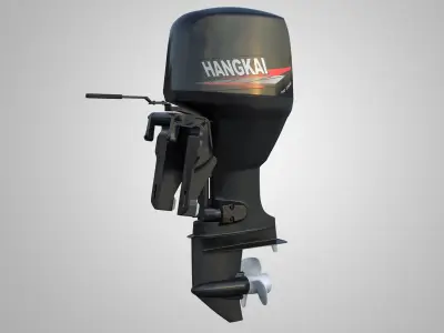 Outboard Motor 3D model