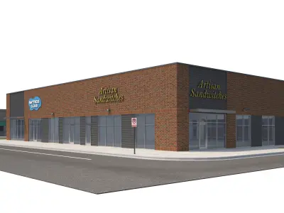 Retail-141 Retail Stores 3D model