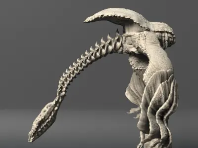 Sea Creature - Highpoly 3D model