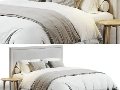 RH Wallace Bed 3D model