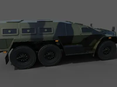 APC Bulat Low-poly 3D model