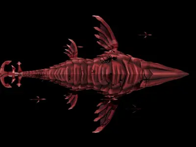 Corpse Leviathan Low-poly 3D model