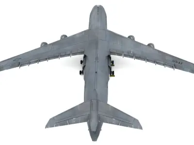 Lockheed C-5 Galaxy Low-poly 3D model