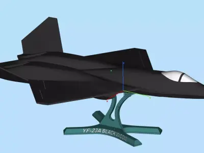 YF-23A Black Widow 3D print model