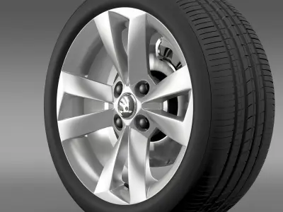 Skoda Citigo wheel 3D model