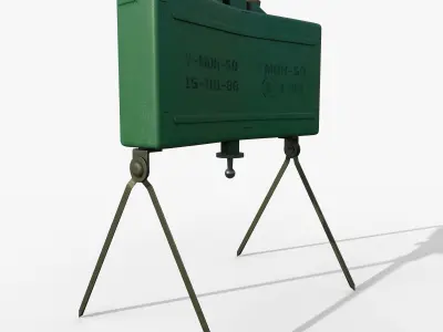 Mine MON-50 Low-poly 3D model