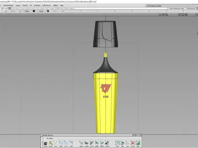 Tutorial 004 autodesk alias Materiale Evidenziatore Free 3D model