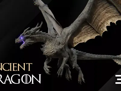 Ancient Dragon Free 3D model