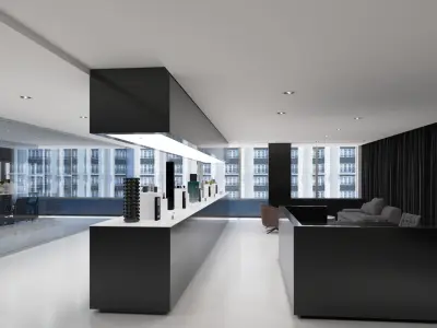 Cosmetics Skincare Beauty Store V1 3D model