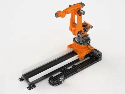 KUKA KR FORTEC-2 Ultra Rail System 01 3D model