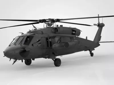 Black Hawk Sikorsky UH-60 3D model