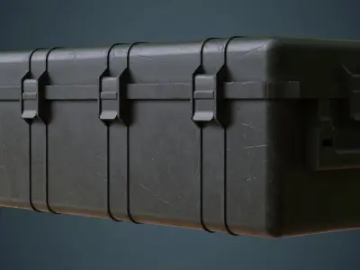 Military Case 4B Low-poly 3D model