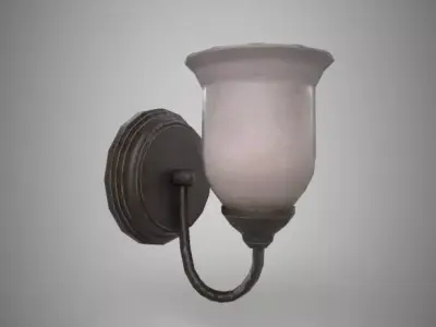 Sconce Light Low-poly 3D model