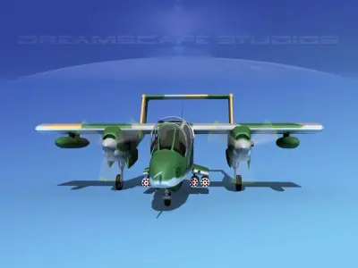 Rockwell OV-10 Bronco Philippines 3D model