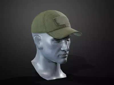 Cap 01 Low-poly 3D model