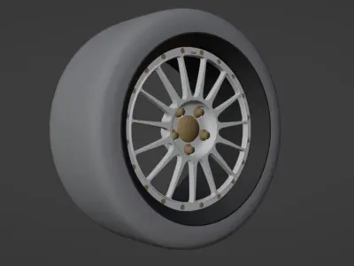 SSR Professor TF1 Rims 3D model