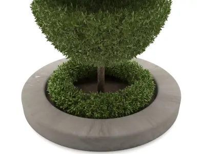 Outdoor bush Free 3D model
