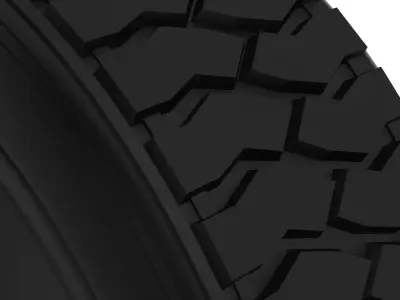 JK-Tyre Wheel 2 3D model
