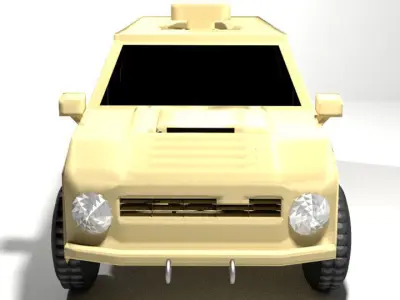 Armoured Car - AMZ Wildboar 3D model