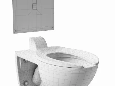 Commercial Flushometer Tornado 3D model