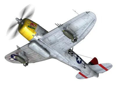 Republic P-47 Thunderbolt - Chief Seattle 3D model