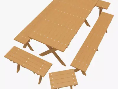 Outdoor Furnitur-2 Free 3D model