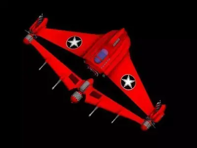 heavenly rover Low-poly 3D model