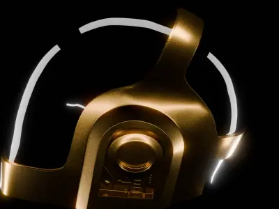  Guy-Daft Punk Helmet Free 3D model