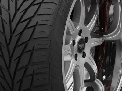 Savini Forged BS-3 Wheel 3D model