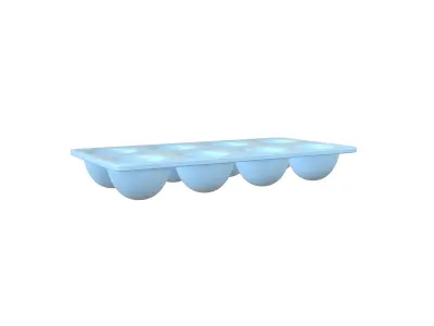 Egg Tray Storage v1 003 Low-poly 3D model