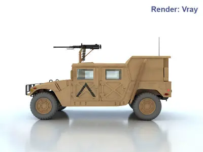 Hummer M998 3D model
