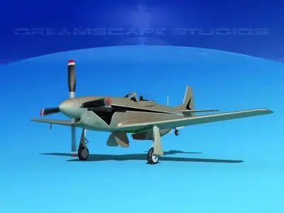 P-51 Mustang Sport V09 3D model