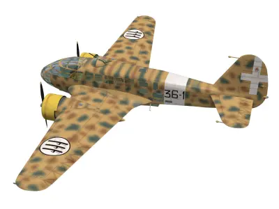 Caproni Ca311 3D model