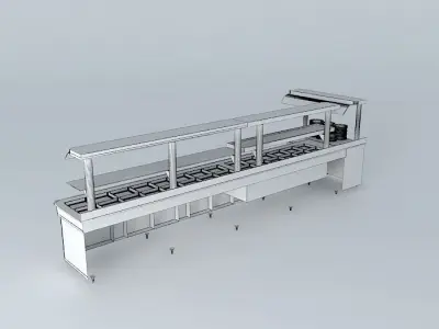 Kit-007 Mesa Self Service por: Alex Marques Free 3D model