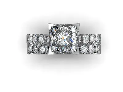 3DM Wedding Ring U010 3D model