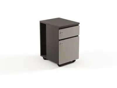 Modern Office Low Side Cabinet File For Staff  Free 3D model